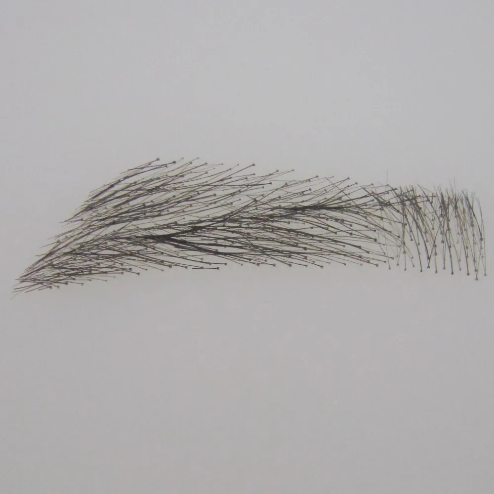 FXVIC Sobrancelha человеческие волосы для бровей, парик формы для мужчин,, брови для глаз, парик для наращивания бровей для мужчин