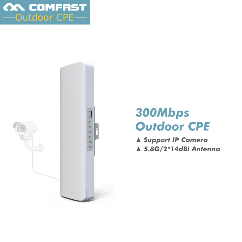 

COMFAST wireless outdoor CPE long range wifi router 5ghz access point for ip camera outdoor amplifier Range extend