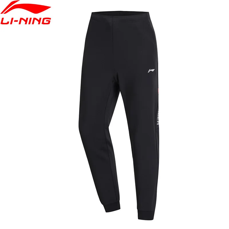 

Li-Ning Men Training Series Sweat Pants Slim Fit 91% Polyester 9% Spandex LiNing Comfort Sports Trousers Pants AKLP155 CJFM19