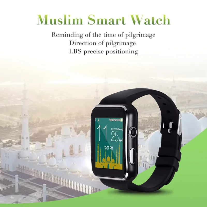 

M6 Muslim Smart Pilgrimage Multi-functional Watch Smart Watch With Direction Time Reminder Location Waterproof