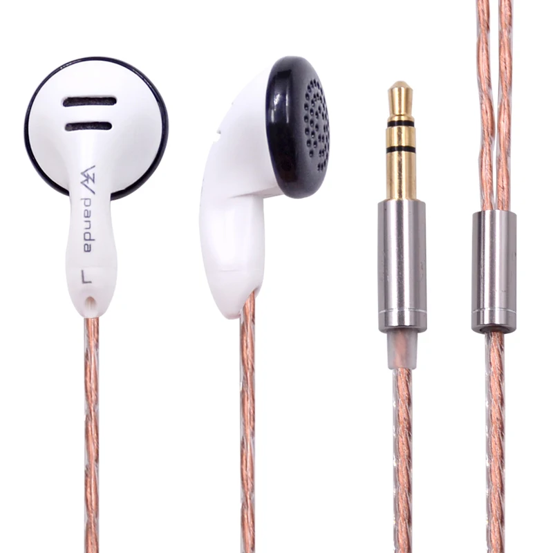 

2019 NICEHCK DQSM Z&W Panda PK2s Earbud In Ear Earphone Flat Head Plug Earplugs Headset HIFI Earphone Earbud NICEHCK DIY PK2