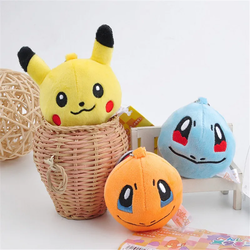 8CM Pikachu Plush Stuffed Toy Doll Kid