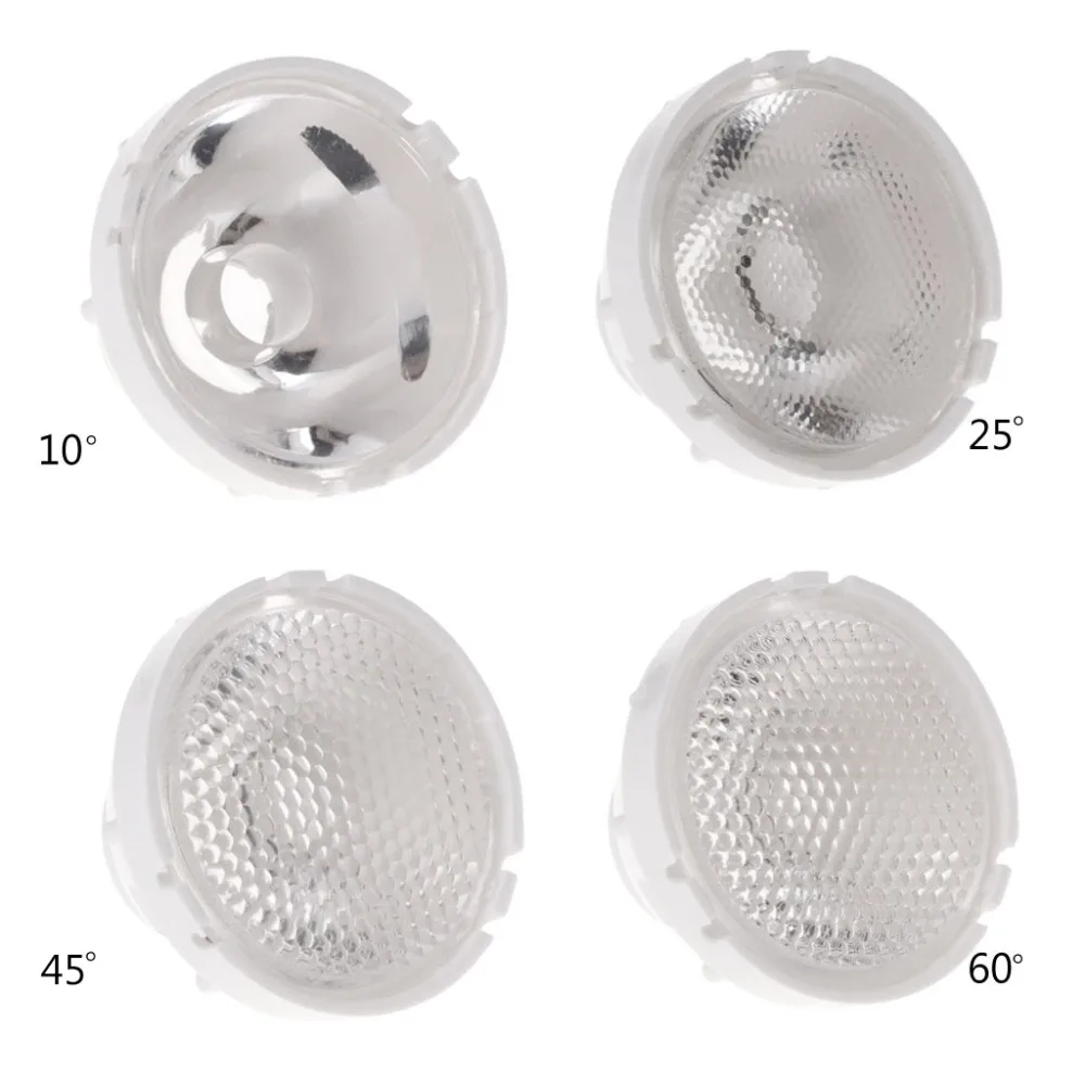 

21MM High-power LED Lens Reflector Collimator 10/25/45/60 Degree Lens Reflector