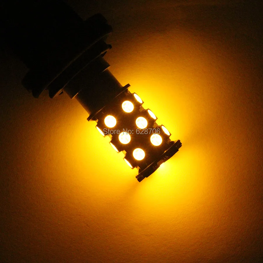 2x1156 BA15S P21W 27 SMD 5050 светодиодный автомобильный стоп сигнал стояночный 12 В лампочка