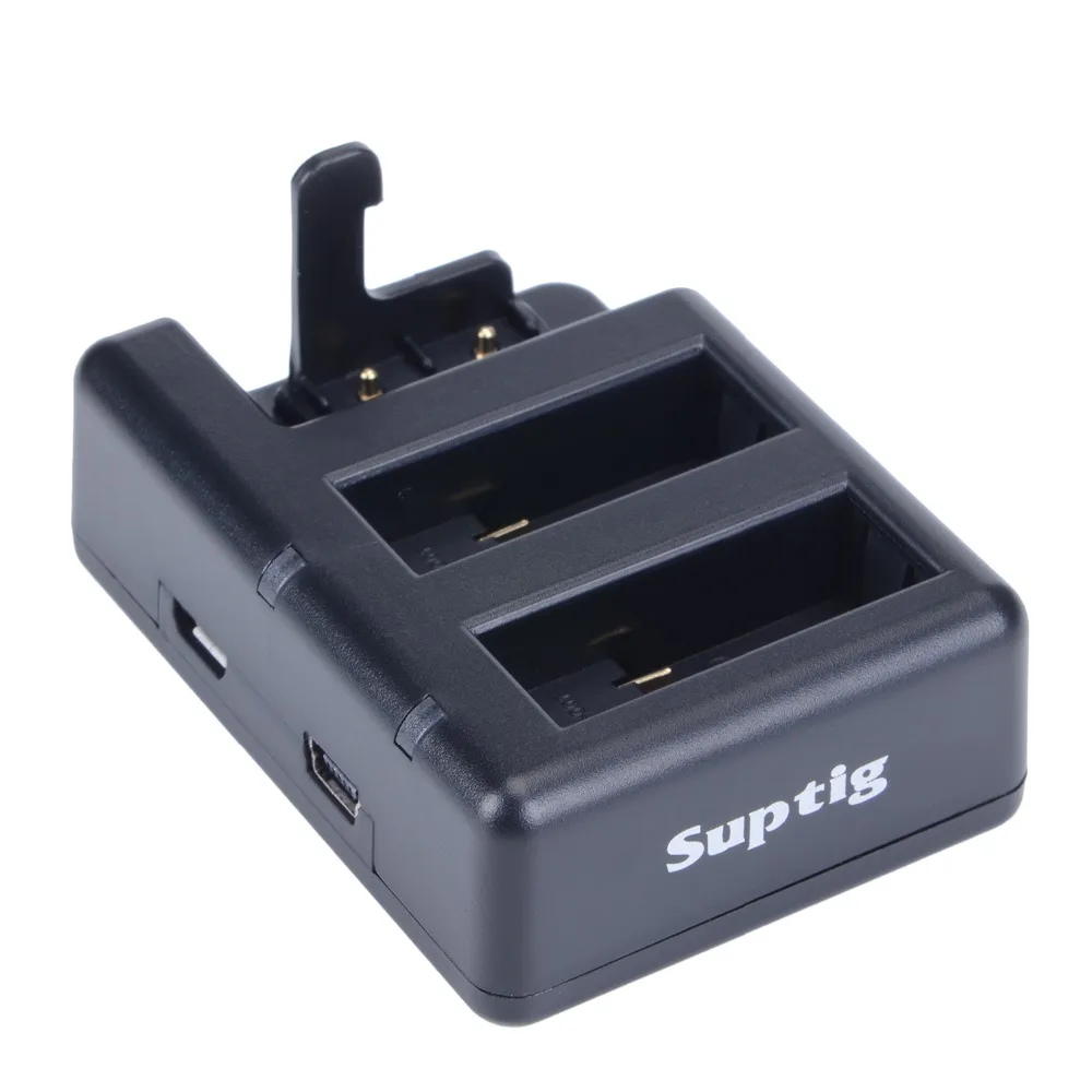 Universal 3 Channel 3 Slots Charger 2 in 1 Go Pro Remote Control Charger And Go Pro HERO5 Black 2PCS AHDBT-501 Batteries Charger (7)