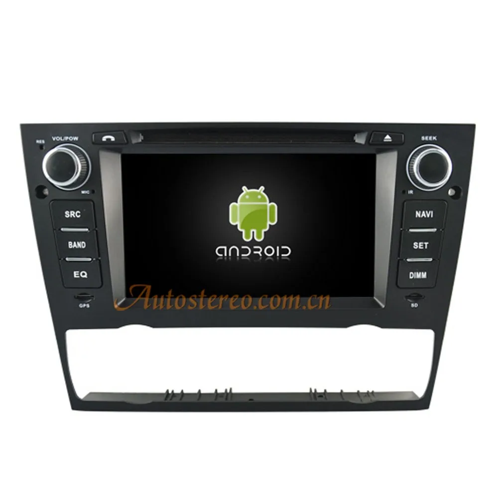 Best Double DIN Android 5.1.1 Quad Core Car GPS Navigation System DVD Player for BMW E90 E91 E91 Digital Touch Panel Car Multimedia 5
