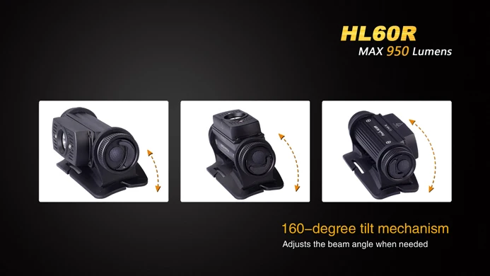 Новинка 2016 налобный фонарь Fenix HL60R Cree XM L2 U2 нейтральный светодиодный со