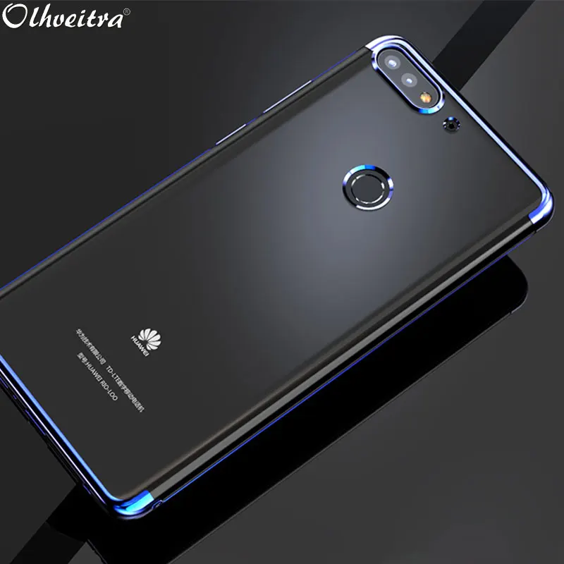 Прозрачный чехол из ТПУ для Huawei Enjoy 8 / Honor 7C защитный мягкий силиконовый