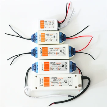 

LED Strip Light Transformer 110V 220V to 12V Power Adapter Converter LED Driver Socket 18W 28W 48W 72W 100W Power Supply Charger