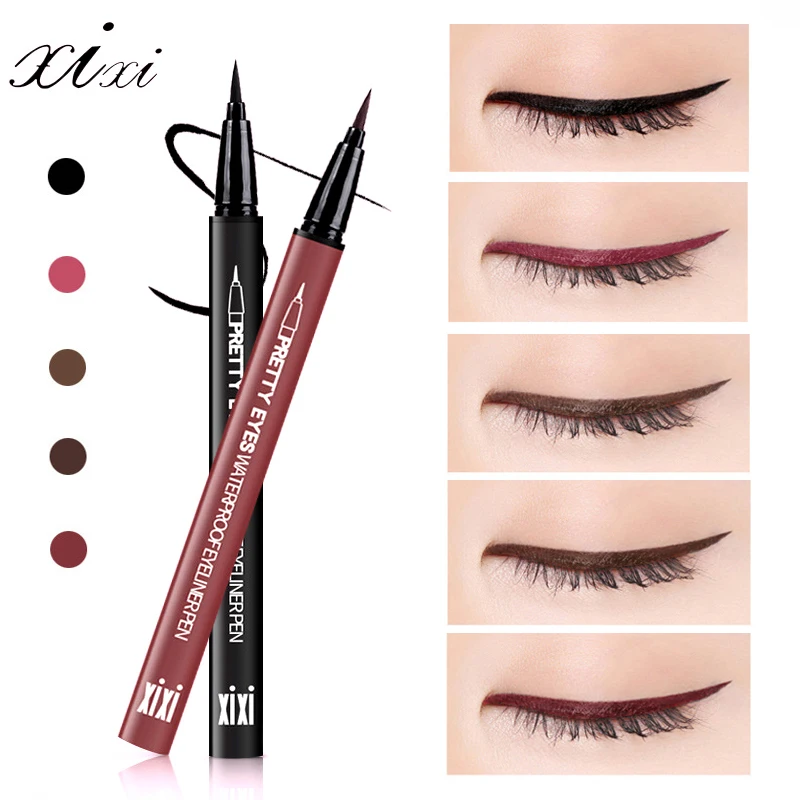 Xixi Merek Profesional Cepat Kering Halus Tahan Air Eyeliner Pensil