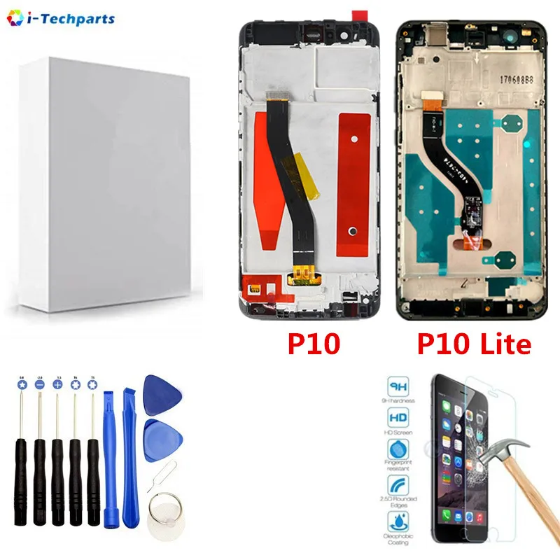 

Original New For Huawei P10 LCD Display and Touch Digitizer Screen Assembly For Huawei P10 Lite Replacement