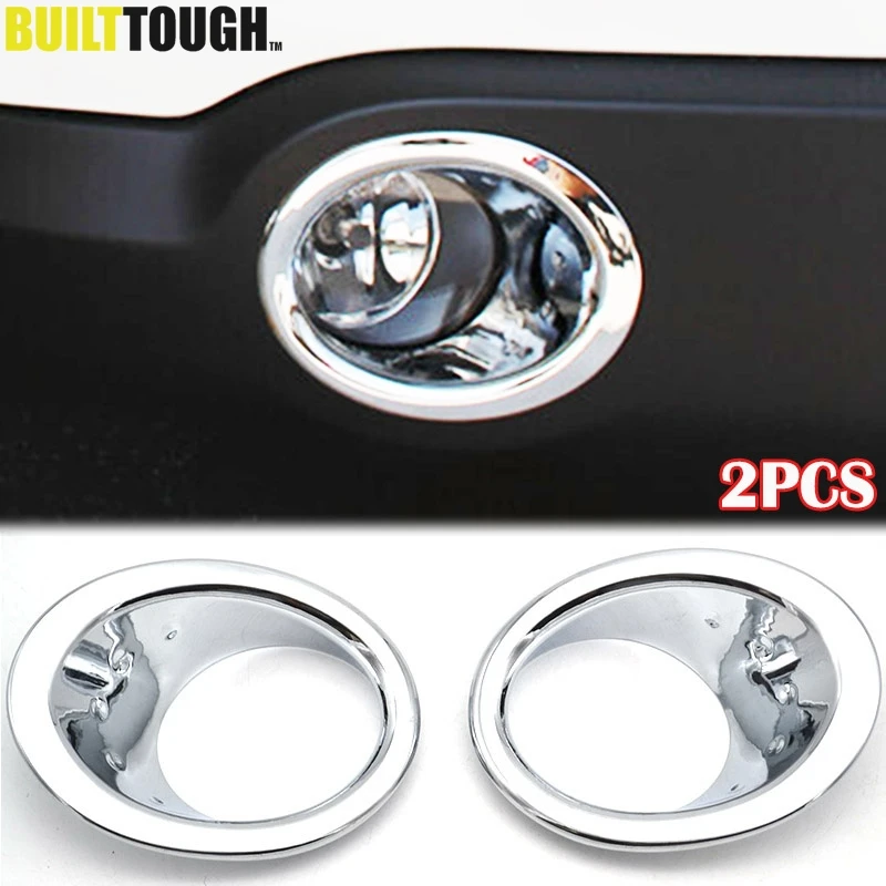 

For Nissan Qashqai/Dualis J10 2007 2008 2009 Chrome Front Fog Light Lamp Cover Insert Trim Foglight Molding Garnish Accent Frame
