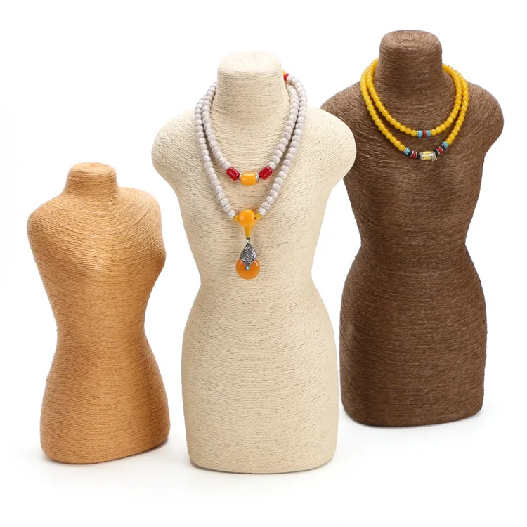 

Free Shipping!! Hot Sale Necklace Stand Mannequin Torso Manikin For Necklace Display