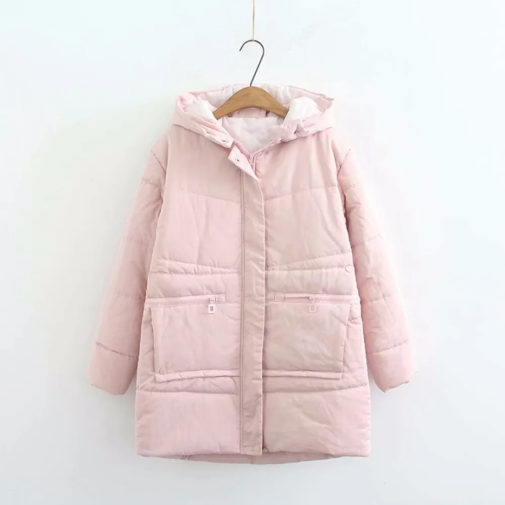 Épais Manteau Noir À Parkas Femme Pour Taille Hiver pink Coton Survêtement Rose Veste Capuche Plus Black Lady Femmes D'hiver 4xl Parka Chaud q7XYT