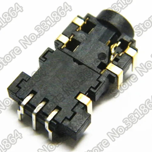Free shipping 3 5mm the interface Applicable Asus Acer Lenovo notebook audio interface headphone jack connector 8 pin socket