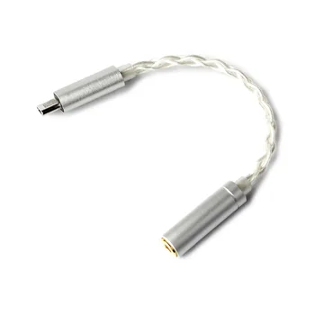 

TC35 USB type-C to Jack 3.5 Cable Adapter For Android mobile phone Huawei Xiaomi oppo vivo SAMSUNG etc, 192kHz/32bit
