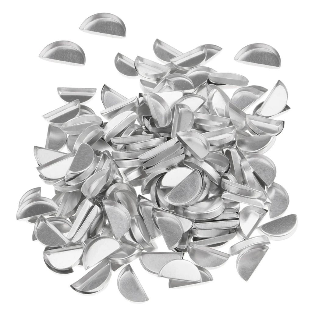 Bulk 200pcs DIY Round Aluminum Metal Empty Eyeshadow Pans Blush Lipstick Palettes Organizers Cosmetics Beauty Accessories