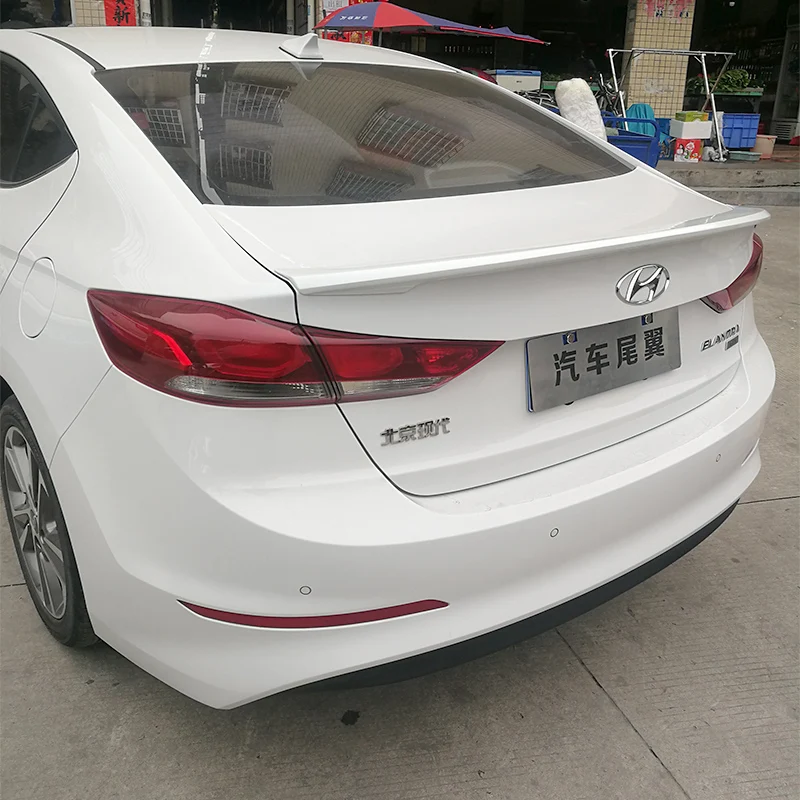 Высококачественный спойлер из АБС пластика для HYUNDAI ELANTRA 2016 2017 2018 заднего крыла