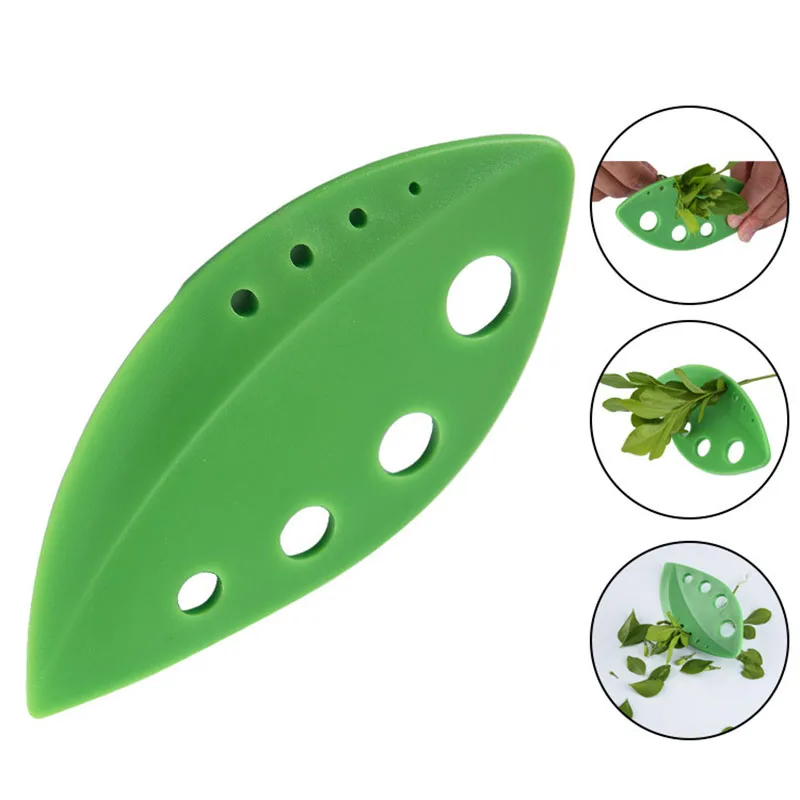 

Vegetable Leaf Stripper Plastic Greens Herb Stripper Looseleaf Rosemary Thyme Cabbage Leaf Stripper Kitchen Gadgets Tools