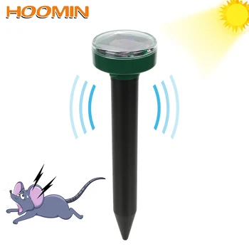 

HOOMIN Pest Repelling Pest Repeller Solar Power Ultrasonic Snake Bird Mosquito Mouse Mole Repellent Outdoor Garden