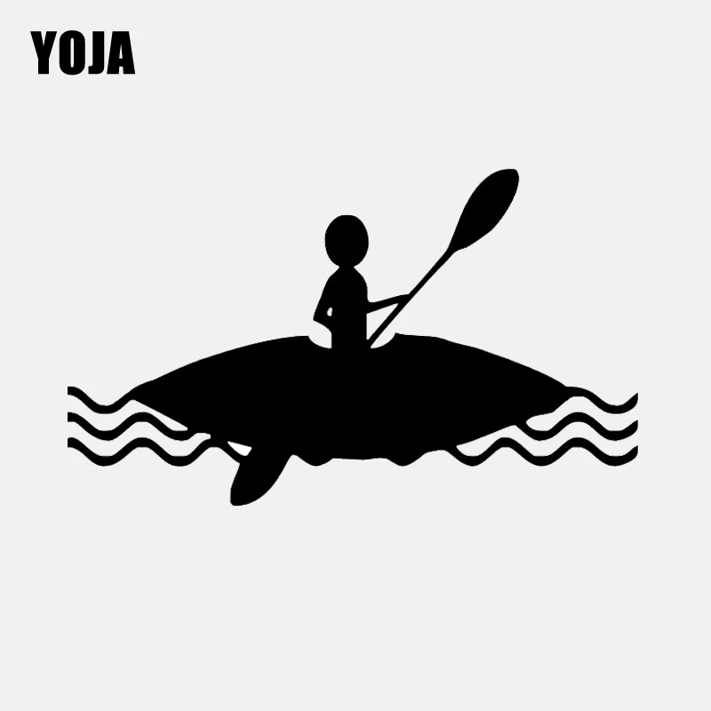 

YOJA 34.6CM*58CM Rowing Extreme Sport Wall Sticker Sitting Room The Bedroom PVC W2-254