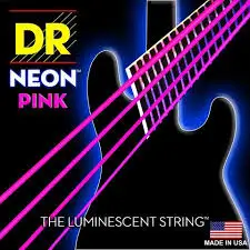 DR K3 hi def Neon Pink cuerdas de Bajo luminiscente, luz 40 100 o medio 45  105 o 5 cuerdas 45 125|guitar strings|bass guitar stringsguitar bass  strings - AliExpress