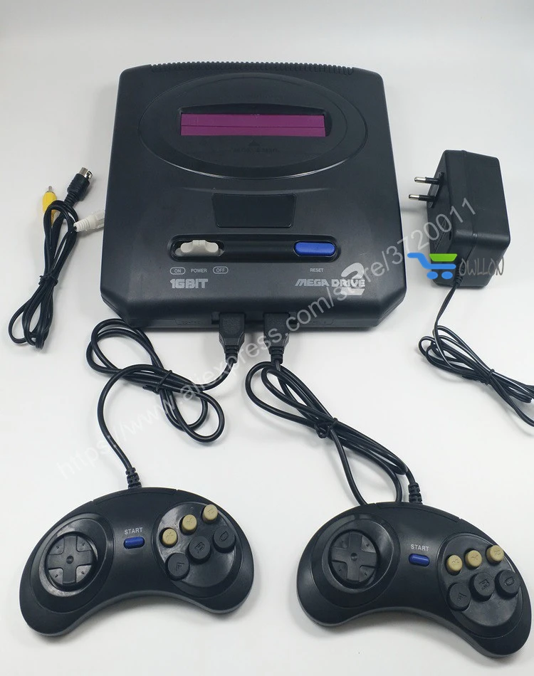 OWLLON для 16 битной игровой консоли SEGA MD2 с переключателем режимов США и Японии