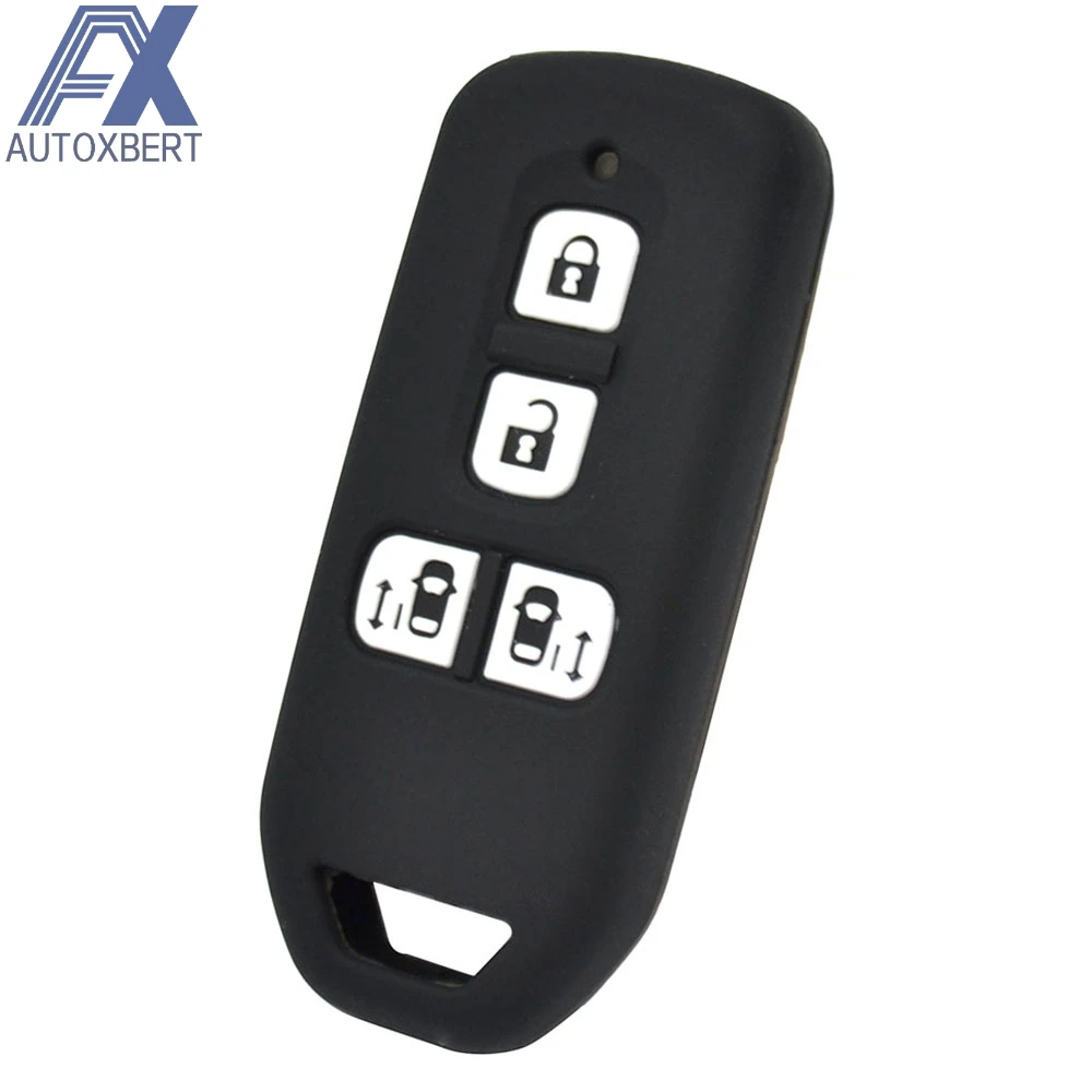 

AX 4 Button Silicone Remote Key Case Fob Shell Cover For Honda N-BOX NBOX N-WGN N-ONE 2017 2018 2019 Skin Holder