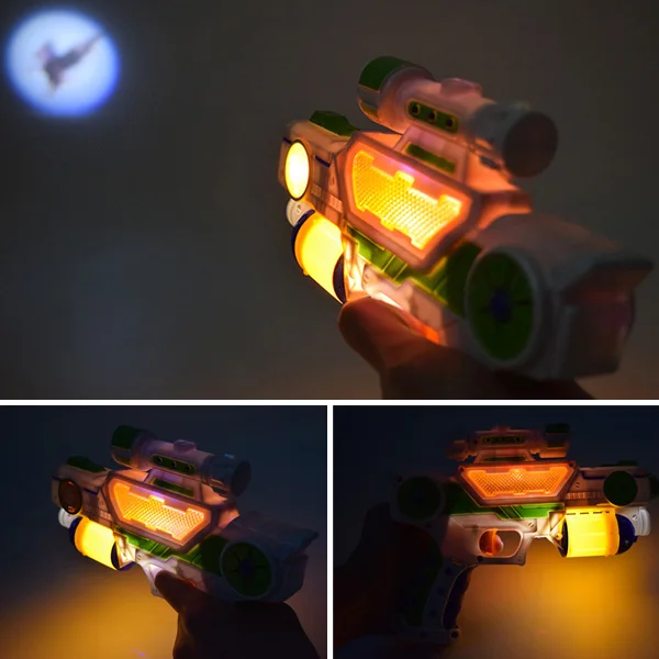 

LED Light Pistol Toy With Projection Music Sound Children Kids Play Toys for Boys Girls FJ88