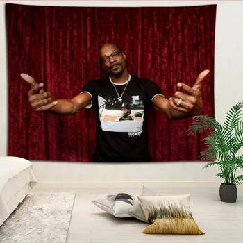 

Snoop Dogg Tapestries Hanging cloth background wall covering bedroom renovation bed decoration tapestry custom logo