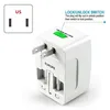 US AU NZ Europe & Universal AC Worldwide Travel Camping Adapter Outlet Converter Power Plug ► Photo 3/6