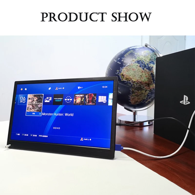 

15.6 Inch Adobe 100% Color 4K HDR Gaming Touch Monitor for PS4pro XBOX NS Computer Laptop PC Phone Extend Screen with Speaker