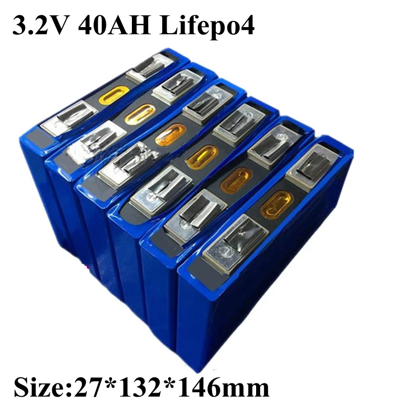 

New 3.2V 40AH Lifepo4 Battery Power Battery Is Suitable for Solar Battery Electric Vehicle Electric Motorcycle Inverter Battery