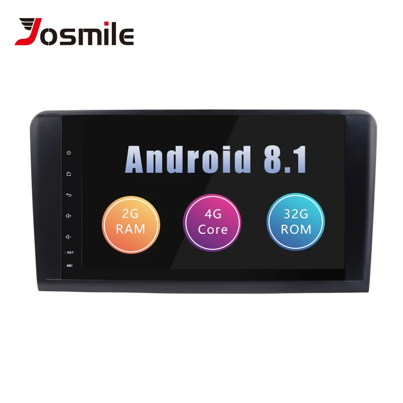 

Josmile 2 Din Android 8.1 Car Multimedia Player For Mercedes/Benz/ML/GL CLASS W164 W251 ML500 ML350GL320 GL350 AutoRadio GPS FM
