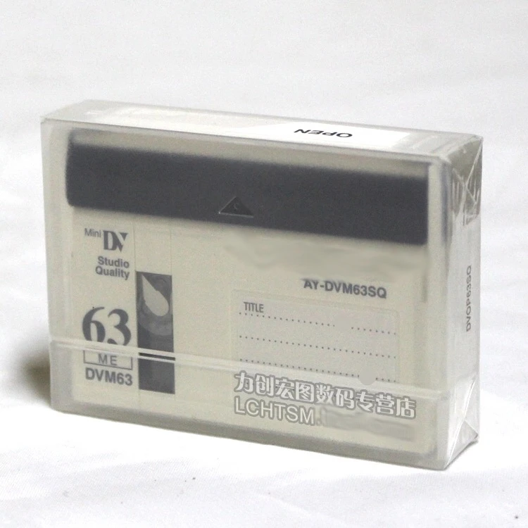 

One Blank Authentic SP63 / LP94 Minutes AY-DVM63SQ DVM63 PBrand Mini DV Digital Video Recording Cassette Tapes.