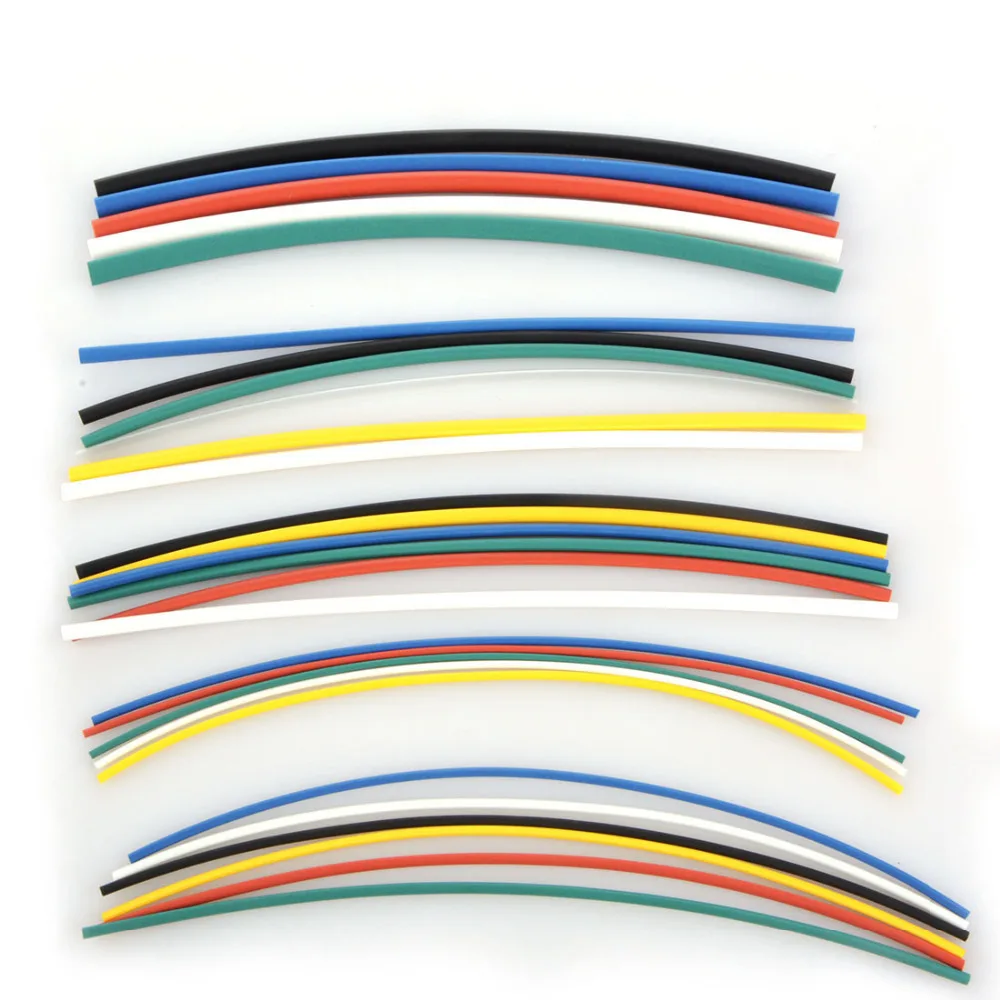 70pcs Flame Retardant Durable Heat Shrink 7 Color Assorted Colors Ratio