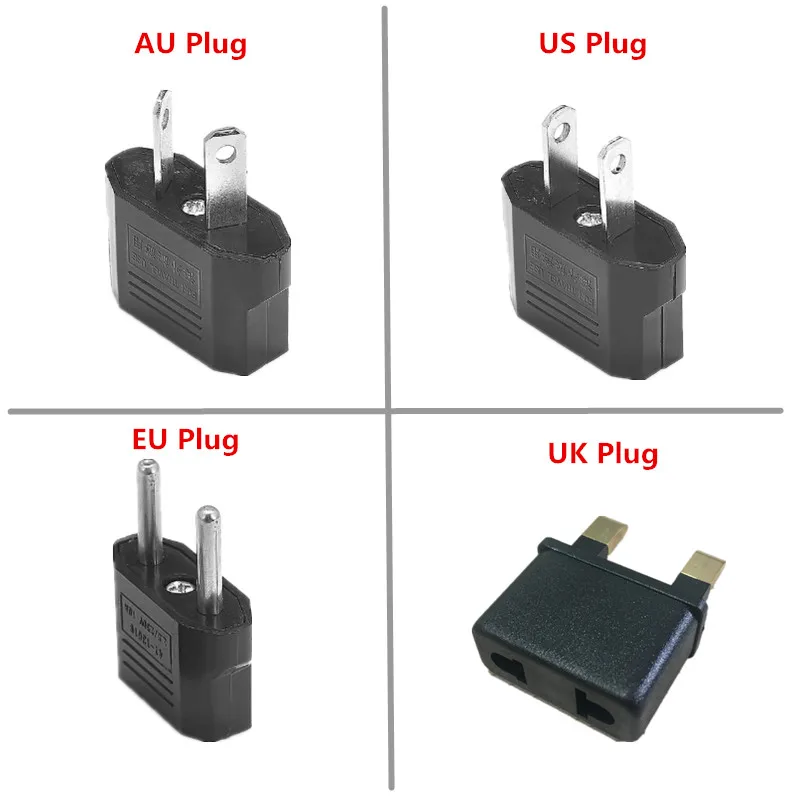 1 шт. США/ЕС/Великобритания/AU в США/ЕС/Великобритания/AU штекер Универсальный адаптер питания для путешествий адаптер питания конвертер настенное зарядное устройство