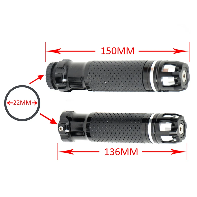 7/8 'དྷ мм руль мотоцикла ручка для ручки Honda CBR 600F 600RR 900RR 1000RR yamaha mt 07 mt09|Ручки