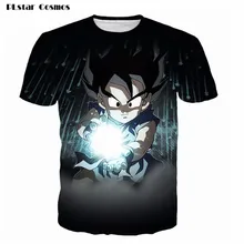 PLstar Cosmos Dragon Ball Super Z 3D Print T-shirt Goku Super Saiyan Tshirt Casual Japanese Popular Anime t shirt Men/Women Tee