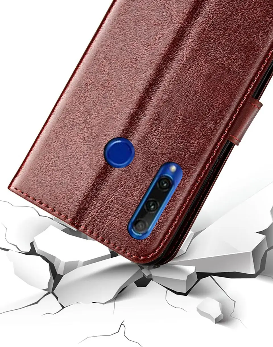 Leather case For Huawei Honor 20 Lite Case on Honor 20 Lite Back Cover Flip Case For Huawei Honor 20 Lite 20Lite Honor20 Lite huawei snorkeling case