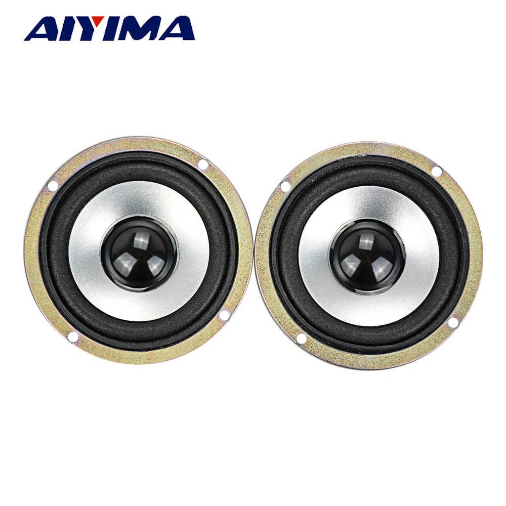Buy AIYIMA 2Pcs 3Inch Audio Portable Speakers Full
