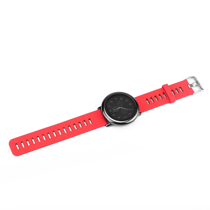 

22mm silicone strap For AMAZFIT Smart Watch Replacement strap AMAZFIT watch First generation adjustable size
