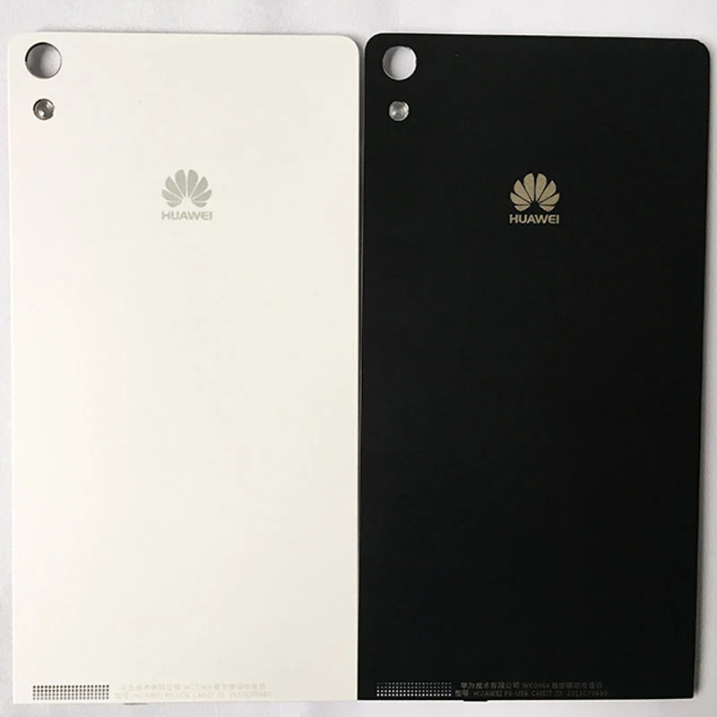 Para huawei ascend p6s s u06 case volver cubierta de la puerta vivienda de reemplazo de la batería de plástico huawei p6 case fundas de pacas carcasas|p6 black for sale|p6
