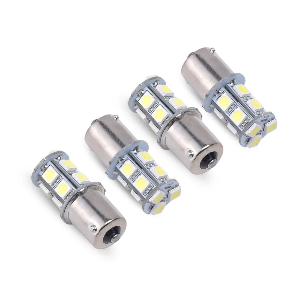 

4pcs 1156 13smd 382 BA15S p21w BAY15D p21/5w bay 15d PY21W led light bulb 13 smd 5050 Brake Tail Turn Signal Light Bulb Lamp 12v