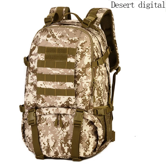 Водонепроницаемый 40L Тактический камуфляжный рюкзак для мужчин, для путешествий, спорта на открытом воздухе, военный мужской рюкзак для альпинизма, туризма, альпинизма, кемпинга