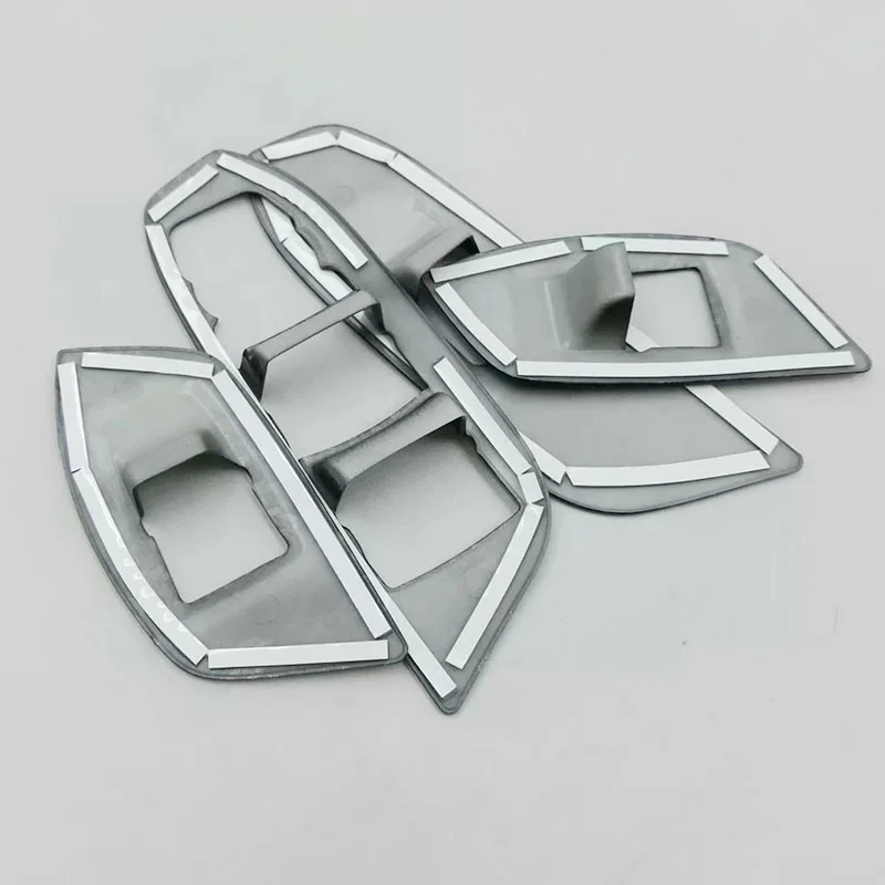 For Chevrolet Equinox 2017 2018 accessories Car styling ABS Chrome Door Window glass Lift Control Switch Panel Trim Carbon fiber