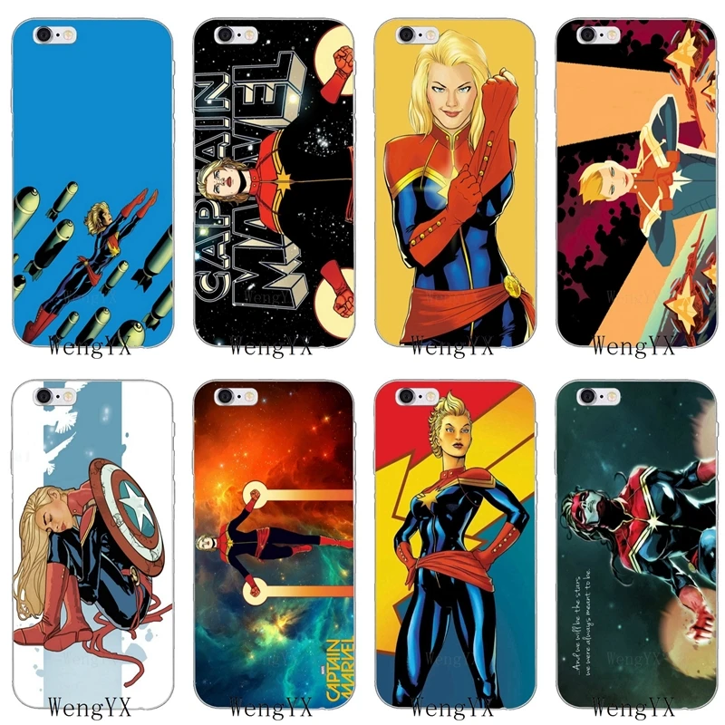 

Captain Marvel super hero woman Slim silicone Soft phone case For Xiaomi Mi 6 A1 5 5s 5x mix max 2 Redmi Note 3 4 5 5A pro plus