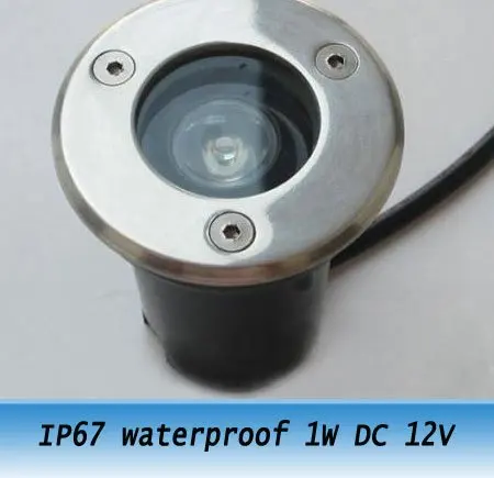 Aussenbeleuchtung Dc12v Garten Spot Licht 1 Watt Led Weiss In Boden