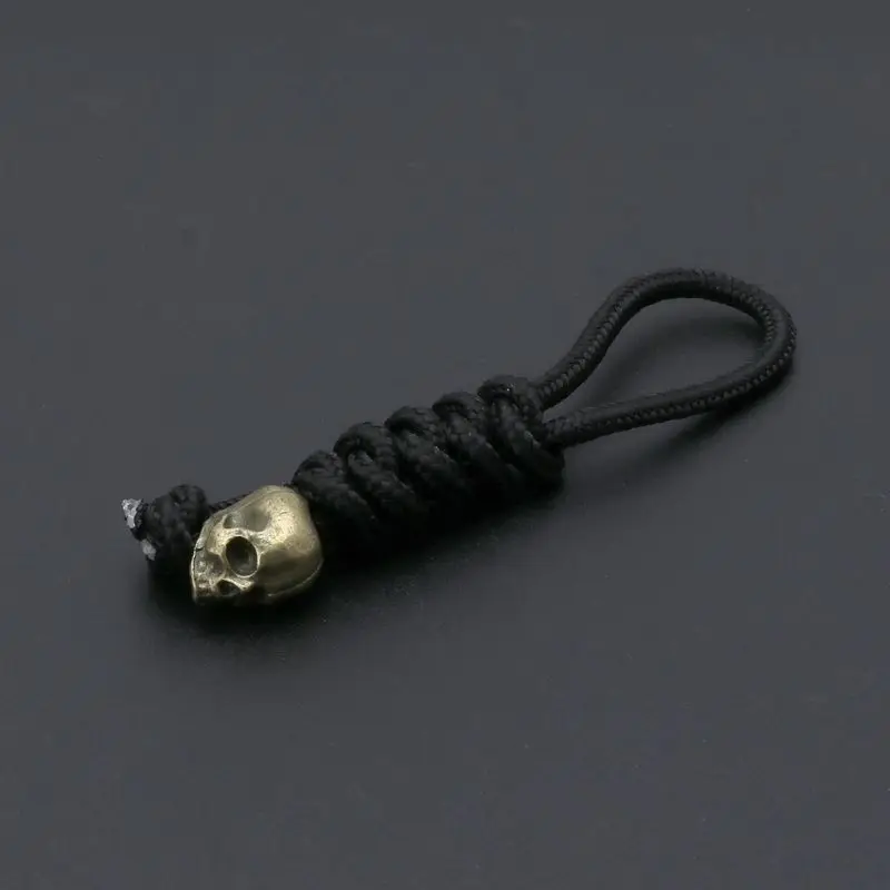 

Skeleton Skull Pendant Woven Rope Umbrella Mountaineer Survival Key Chain Unisex Drop Ship W2952001