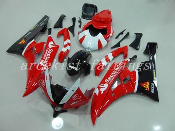 

New ABS plastic fairings set Fit for Yamaha Fairings YZFR6 2006 2007 bodywork fairing kit YZF R6 06 07 set custom red cool